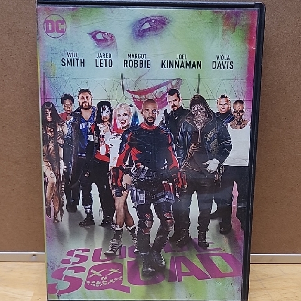 DC Suicide Squad DVD - Vibrant Multicolor Cover